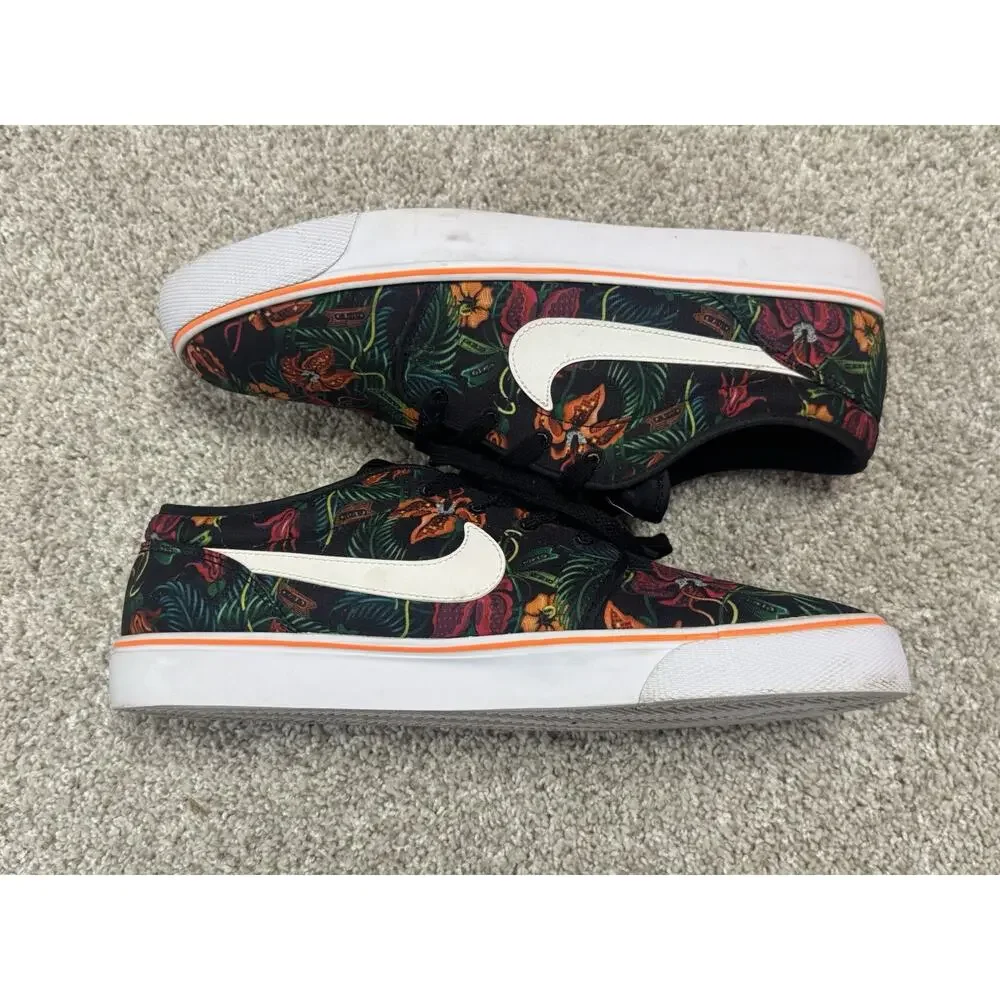 Nike Toki TXT Print Low Total Orange Tropical Floral Sneakers Men’s Size 13